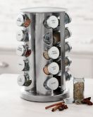Brushed Stainless-Steel Spice Rack