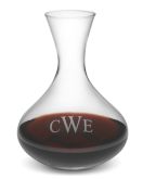 Monogrammed Decanter, Triple-Initial