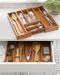 Mahogany Expandable Drawer Trays