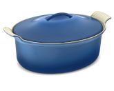 Le Creuset 4-Qt. Heritage Oval Cocotte, Azure Blue