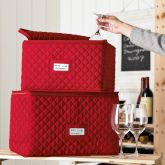 Quilted Stemware Storage Cases
