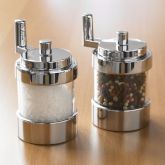 Chrome Twist Salt Grinder