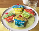 Personalized Cupcake Cookies