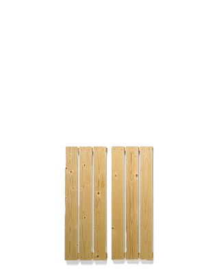 Steel-Reinforced Swedish Shelving, Extra Shelves, Set of 2