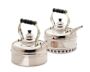 Windsor Whistling Teakettle, Chrome Flat-Based
