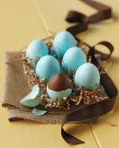 Chocolate-Filled Robin's Eggs