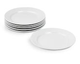 Essential White Salad Plates, Set of 6