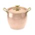 Ruffoni Hammered Copper Stockpot with Acorn Knob, 4 3/4-Qt.