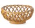 Oval Stoneware Bread Basket, Caramel