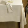 Hemstitched Linen Tablecloth, Natural, 70" x 90"