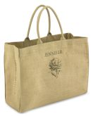 Personalized Artichoke Jute Market Tote