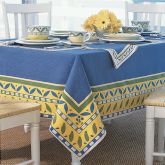 Marisol Tablecloth, Blue, 70" x 90"