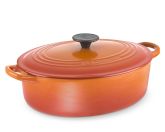 Le Creuset 3.5-Qt. Wide Oval Dutch Oven, Flame