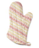 Seasonal Stripe Mitt, Pink
