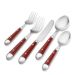 Williams-Sonoma Pantry Flatware, 20-Piece, Red