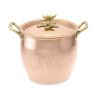 Monogrammed Ruffoni Hammered Copper Stockpot with Acorn Knob, 4 3/4-Qt.
