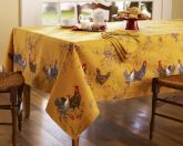 Rooster Français Tablecloth, Dijon, 70" x 90"