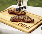 Monogrammed Steak Brand & Carving Board, Triple-Initial