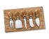 Antonini Olive Wood Cheese Knife-Board Set