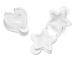 Heart and Star Pocket Pie Molds, Set of 2