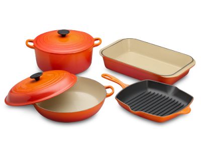 Le Creuset 6-Piece Cookware Set, Flame