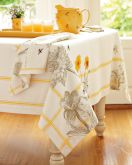 Botanical Bee Tablecloth, 70"x90"