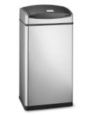 simplehuman Brushed Stainless-Steel Rectangular Soft-Touch Trash Can
