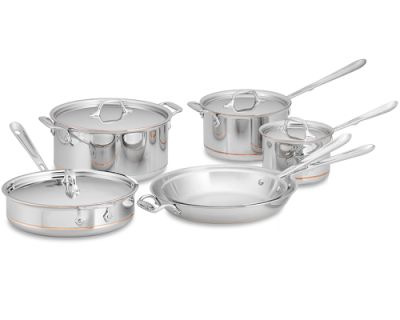 All-Clad Copper Core 10-Piece Set, with Gift