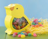 Sour Gummy Eggs in a Chick-Shaped Box