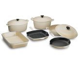 Le Creuset 9-Piece Cookware Set, Dune