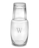 Monogrammed Glass Carafe, Single-Initial
