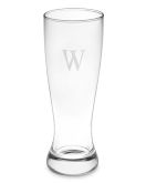 Monogrammed Pilsner Glass, Set of 4