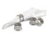 Monogrammed Pewter Napkin Rings, Set of 4