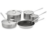 All-Clad d5 Brushed Stainless Steel Nonstick 10-Piece Set, with Gift