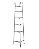 Enclume Cookware Stand, 6-Tiered, Hammered Steel
