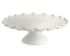 Scalloped Cake Stand, White, Large