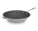 All-Clad d5 Brushed Stainless Steel Nonstick 14" Stir-Fry Pan