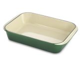 Le Creuset Rectangular Baker, Large, Sonoma Green
