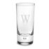 Monogrammed Bubble Base Highball Glasses, Single-Initial, Set of 4