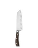 Wüsthof Ikon Blackwood 7" Hollow-Ground Santoku with Care Kit