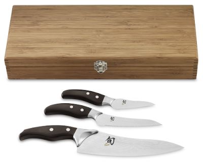 Shun Ken Onion Essential 3-Piece Knife Set