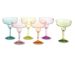 DuraClear® Margarita Glasses, Multicolored, Set of 6
