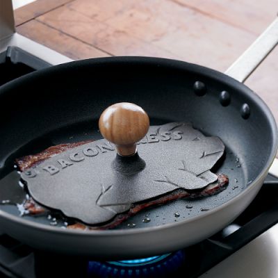 Cast-Iron Bacon Press