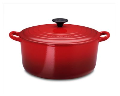 Le Creuset Round Dutch Oven, 5 1/2-Qt., Red