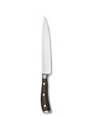 Wüsthof Ikon Blackwood 8" Hollow-Ground Carving Knife with Care Kit