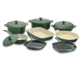 Le Creuset 12-Piece Cookware Set, Sonoma Green