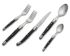 Laguiole Flatware, 5-Piece Place Setting, Black