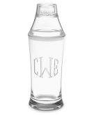 Monogrammed DuraClear® Cocktail Shaker Triple-Initial