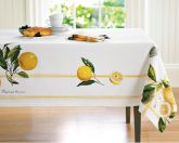 Botanical Lemon Tablecloths, 70"x 90"