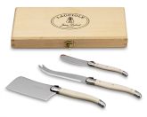 Laguiole Cheese Knives, Ivory, Set of 3
